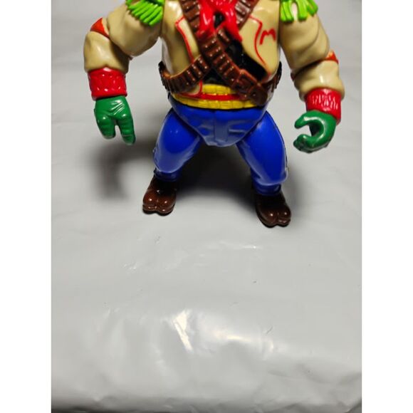Vintage Turtles TMNT 1992 Wacky Wild West Bandito Bashin Michelangelo - Picture 8 of 8